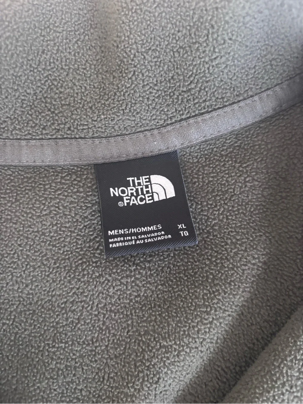 The North Face Olive Green Fleece Pullover (Men's XL)
